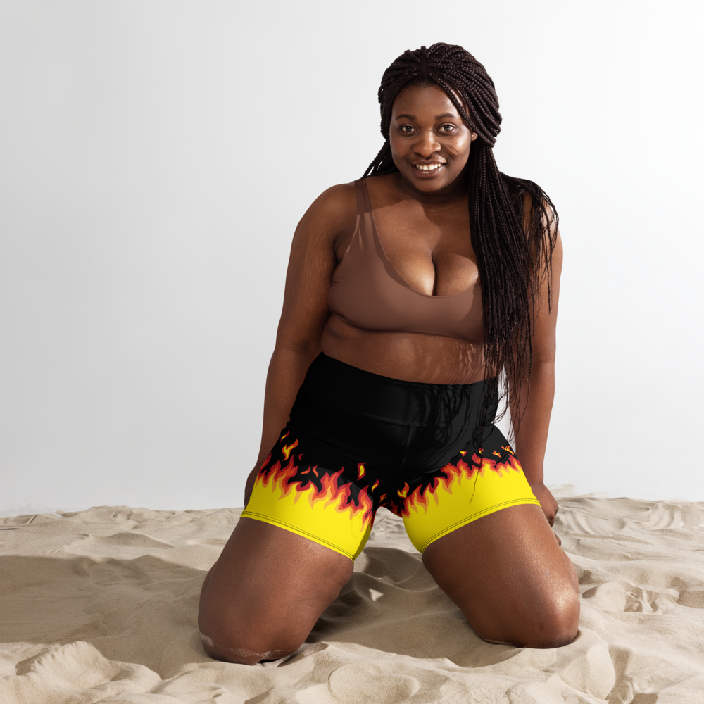 FIRE ELEMENT YOGA SHORTS