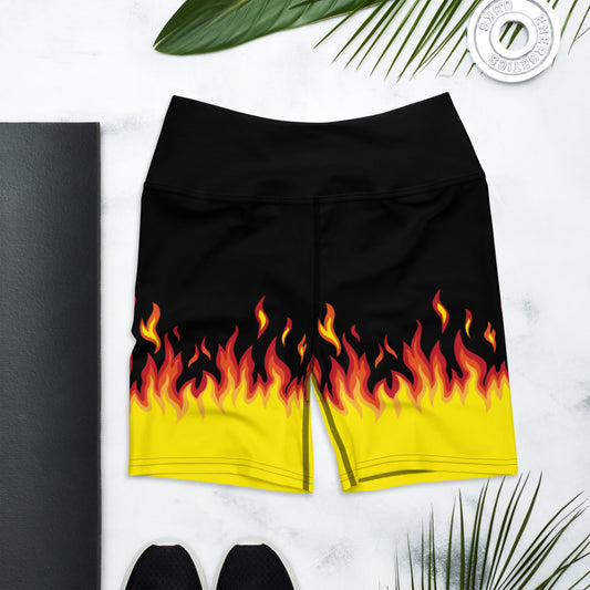 FIRE ELEMENT YOGA SHORTS